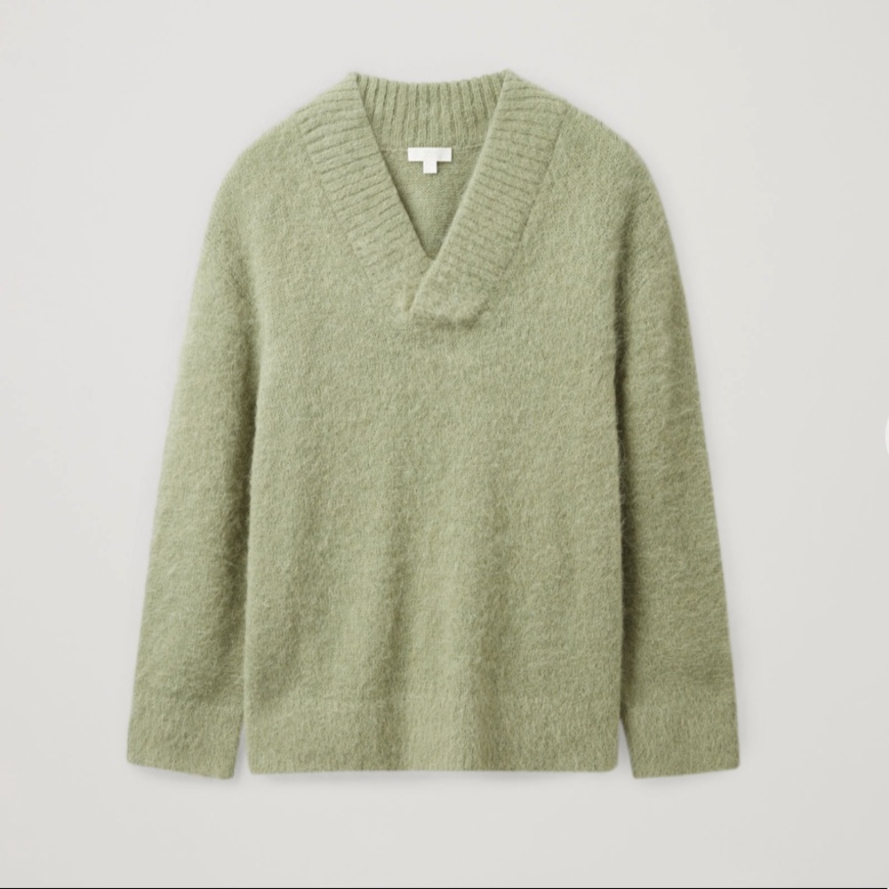 COS V-Neck Wool-Alpaca Jumper
